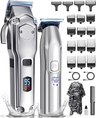 Jack & Rose Hair Clipper, Professional Hair Trimmer, Wireless & Rechargeable, IPX7 Wa