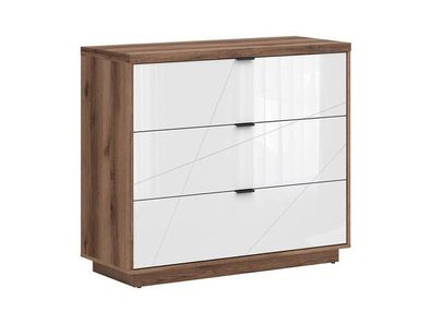 Kommode Forn Sideboard Schubladenschrank 42,5 x 106 x 93 , Braun