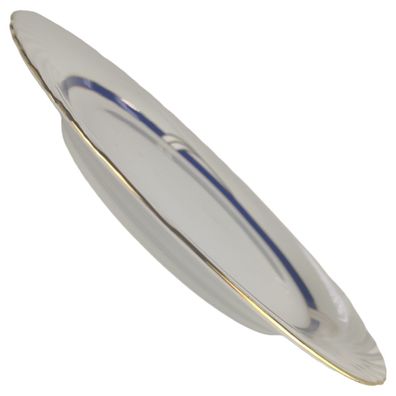 Kuchenteller D 20 Winterling Röslau Relief Blau Golddekor Porzellan
