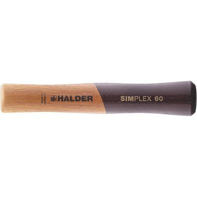HALDER Simplex Ersatzstiel aus Holz Kopf 60mm Stiel 207mm extra kurz