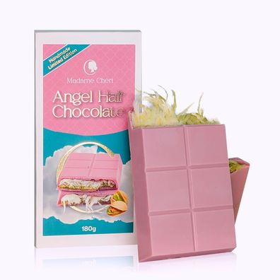 Madame Chéri Angel Hair Schokolade 180 g - Rosa Schokolade gefüllt mit Pismaniye