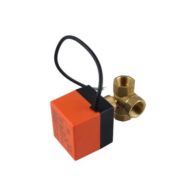3/4" 220VAC Messing Motorisierter Elektrischer Kugelhahn Innengewinde 3-Draht 2
