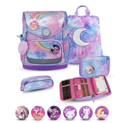 Belmil Compact Plus Premium Schulranzen Set 5-teilig "Moonlight"
