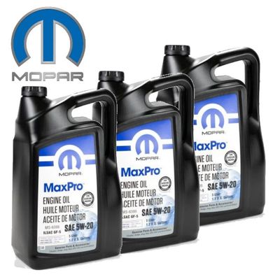 Motoroil 5W20 Mopar MS-6395 ( 3x 5-Liter ) Dodge Chrysler Jeep