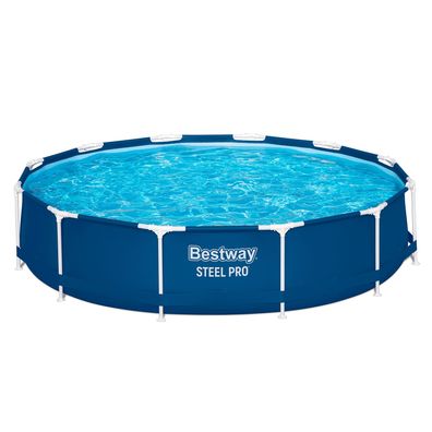 Steel Pro™ Frame Pool ohne Pumpe Ø 366 x 76 cm, dunkelblau, rund