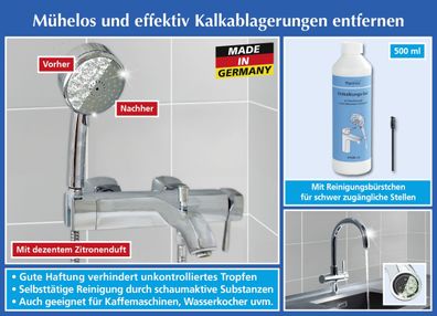 Entkalkungsgel mit Bürste Inhalt ca. 500 ml