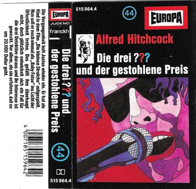 MC: Alfred Hitchcock Die drei ??? und der gestohlene Preis 44 (1985) Europa 515 964.4
