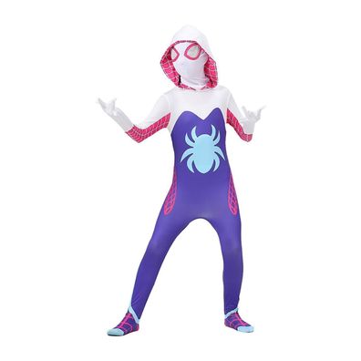 Kinder Madchen Ghost Spider Stacy Gwen Cosplay Kostum Jumpsuit Fancy Kleid
