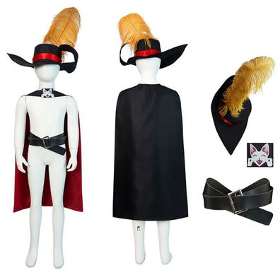 Kind Kater in Stiefeln: erl etzte Wunsch Cosplay Halloween Karneval Party Anzug