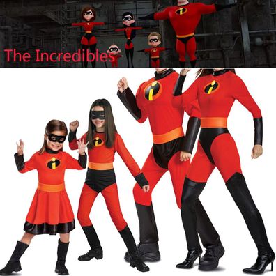 Halloween The Incredibles Cosplay Kostum Herren Damen Kinder Madchen Karneval