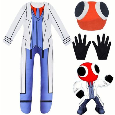 Roblox Rainbow Friends Cosplay Kostum Kind Jungen Madchen Jumpsuit Maske Anzug