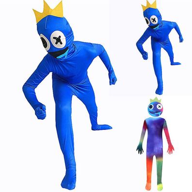 Rainbow Friends Kinder Cosplay Jumpsuit Body Party Karneval Kostume Kleidung