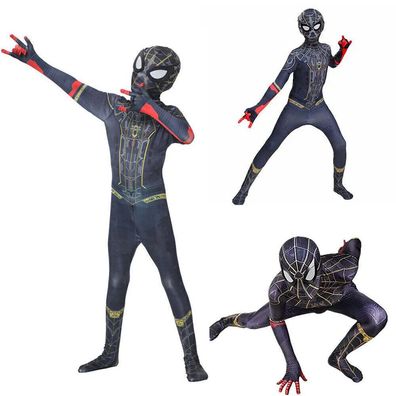 Jungen Spiderman Kostum Maske Karneval Fasching Cosplay Party Kinder Kleidung
