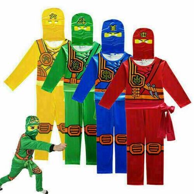 Jungen Kinder Kostum Jay Kai Einteiler Lloyd Bodysuit Cosplay Geschenk