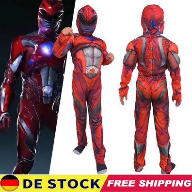 Kinder Jungen Halloween Muskel Superheld Cosplay Kostum Karneval Overalls Outfit