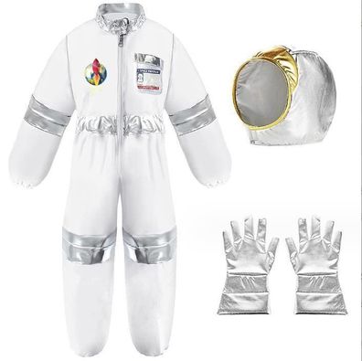 Astronaut Karneval Kostume Kinder Jungen Madchen Jumpsuit Helm Maske Cosplay!