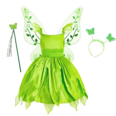 Woodland Fairy Tinkerbell Kinder Madchen Kleid Cosplay Kostum Karneval Party