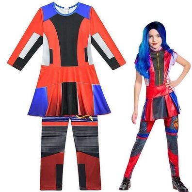 Madchen Nachkommen 3 Evie Kind Kinder Buch Woche Cosplay Outfit Kostum Jumpsuit
