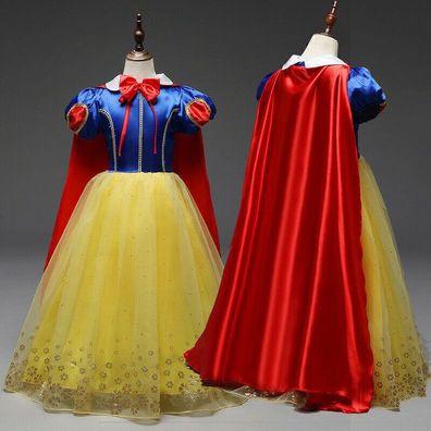 Halloween Karneval Kinder Madchen Schneewittchen Kleid Cosplay Kostum Formall