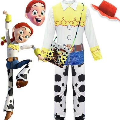 Kinder Madchen Spielzeug Geschichte Jessie Cosplay Kostum Jumpsuit Halloween