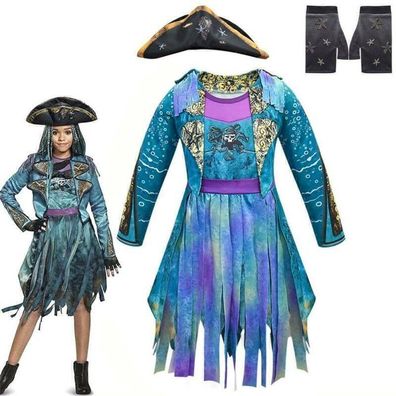Kinder Madchen Nachkommen 3 Uma Kostum Fancy Kleid Halloween Party Cosplay