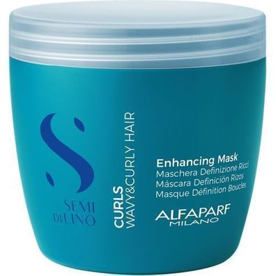 Alfaparf Semi Di Lino Kraeftigende Lockenmaske 500ml fuer definierte, starke Locke