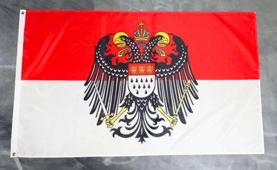 Fahne Flagge Köln großes Wappen - 90 x 150 cm