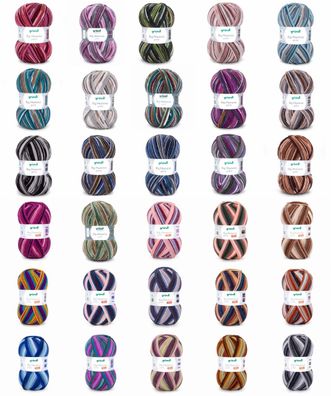 400g Gründl Big Mamma Print Polyacryl Wolle Garn Stricken Häkeln GP 27,48€/kg