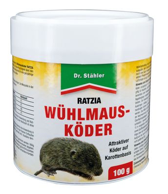 DR. Stähler Wühlmausköder Ratzia, 100 g