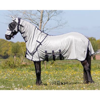 QHP Fliegendecke mit Hals und Haube Big neck
