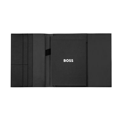 Hugo Boss A5 Schreibmappe Double B Black & Gun