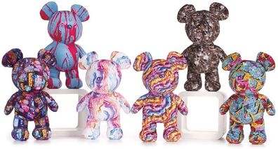 NEUER Offizieller 12 STREET BEAR PLuSCH-GRAFFITI-BaREN Sammlerstuck Kuscheltier Spiel