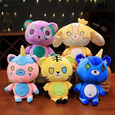 Kinder Cartoon Krew District Funneh Teddybar Weiche Plusch Spielzeug Puppe Geburtstag
