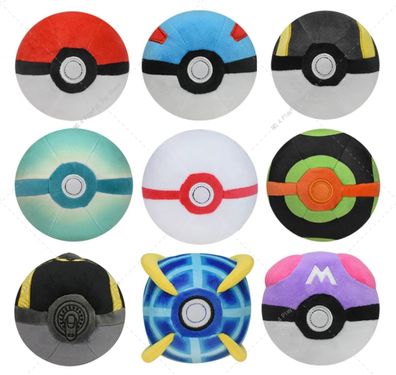 Pokemon Poke Ball Weiche Pluschtier-Kollektion Wahle deinen Lieblingsball Spielzeug