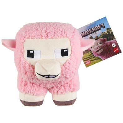 Minecraft Movie Offizielles rosa Schaf Plusch 20cm Fullspielzeug Geschenk Kuscheltier