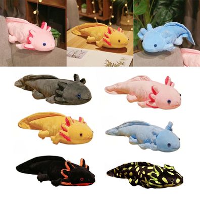 17 Zoll gelb Axolotl Ambystoma Stofftier Plusch Spielzeug Kissen Kinder Puppe Geschen