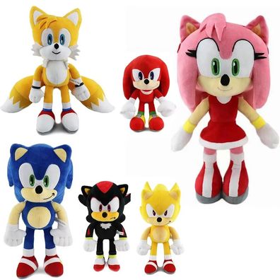 Sonic The Hedgehog Weiches Pluschtier Cartoon Gefullte Puppe Kindergeburtstagsgeschen
