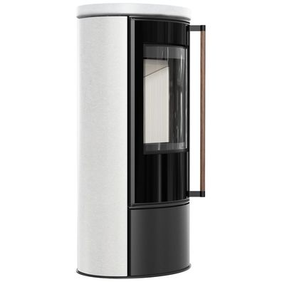 Stahlofen KRATKI ERIK Ø150 5,5 kW Weiße Keramik Jatoba Griff