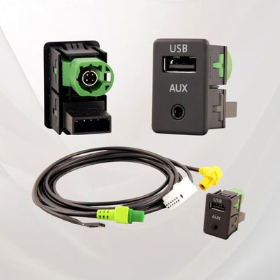 USB AUX Adapter für VW RCD 300/310/315/510 - Eingebauter Blockschalter