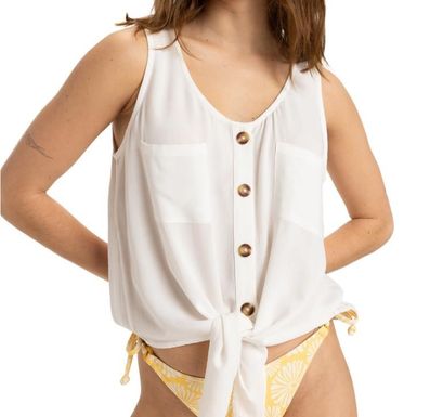 ROXY Women Top Tropical Hill egret - Größe: M