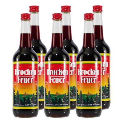 Brocken Feuer" Kräuter-Likör (6 x 0,7L)