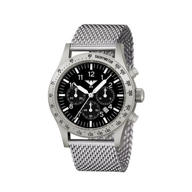 KHS - KHS. PLASSC. MS - Armbanduhr - Herren - Solar - Platoon Steel Solar Chronograph