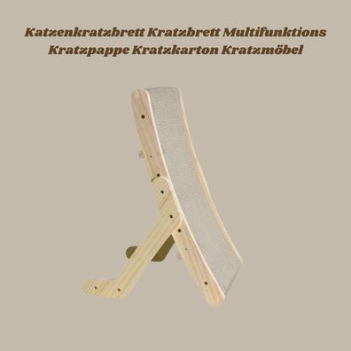 Katzenschwanz Kratzbrett - Multifunktionaler Kratzbaum für Katzen
