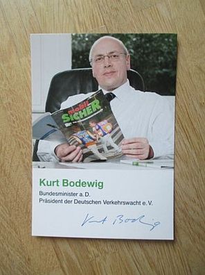 Bundesminister a.D. SPD Kurt Bodewig - Autogramm!!!