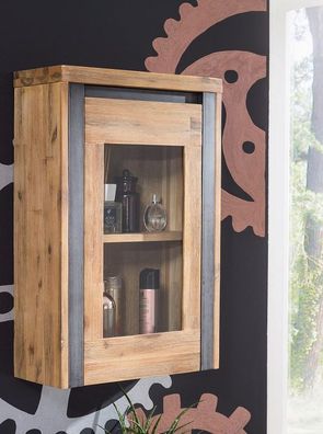 Badoberschrank 45x70cm 'Genua' Akazie gebürstet