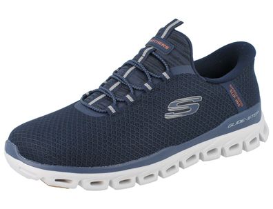 Skechers Slip Ins Glide Step Noxus Herren Schlupfsneaker Halbschuhe Slipper blau