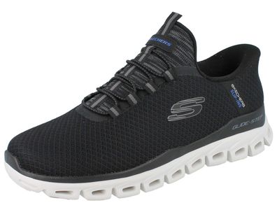 Skechers Slip Ins Glide Step Noxus Herren Schlupfsneaker Halbschuhe schwarz