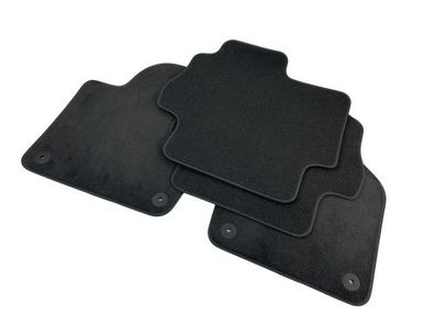 Original VW Fussmatten Sharan 7N Seat Alhambra Velours Teppich Palladium Grau 4x
