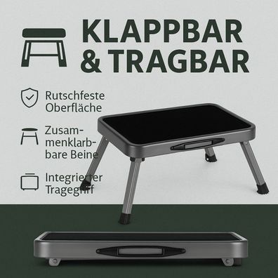 Klapphocker Step Stool - Kompakter und praktischer Hocker für Zuhause