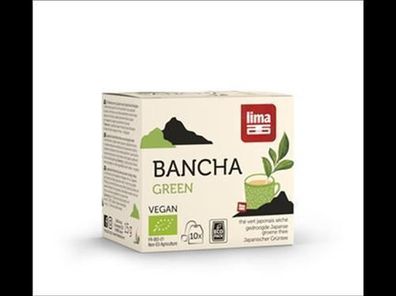 Lima Green Bancha Grüner Tee Beutel 10x1,5g